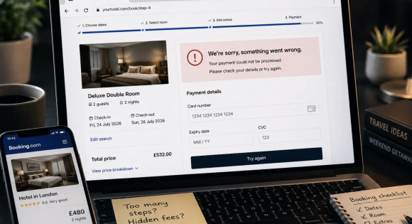 One in four travellers rage-quit online hotel bookings